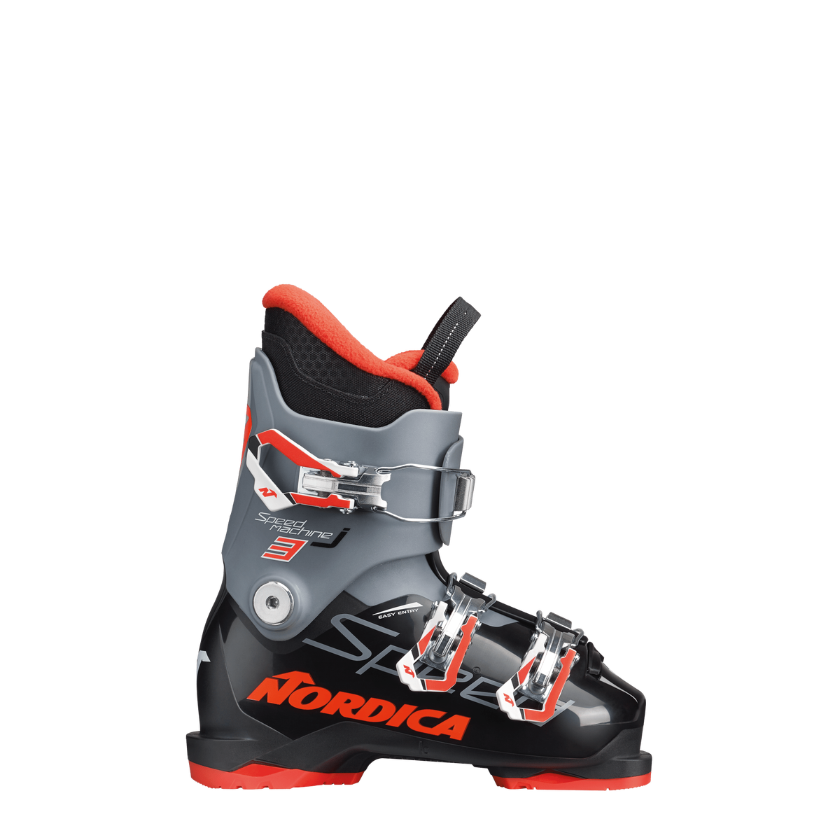 Lyžiarske topánky Nordica SPEEDMACHINE J 3 - 205, black/anthracite/red