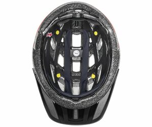 Prilba UVEX I-VO CC MIPS - 52-57, black/red matt