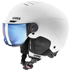 Helma Uvex ROCKET JR VISOR white-black matt - 54-58, white/black matt