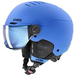 Helma Uvex ROCKET JR VISOR blue matt - 51-55, blue matt