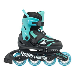 Korčule Rollerblade MICROBLADE - 175, black/light blue