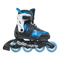 Korčule Rollerblade MICROBLADE SL black/sky blue - 175, black/sky blue