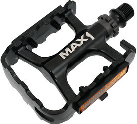 Pedále MAX1 Race ložiskové hliníkové čierne