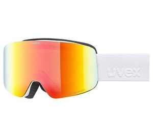 Lyžiarske okuliare Uvex PWDR FM rainbow/green-clear S3