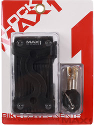 Skladací zámok MAX1 Force 680 mm čierny