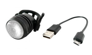 Predné svetlo KTM Quick LED Alloy USB - black