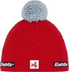 Čiapka Eisbär Jamie Pompon MÜ SA - ketchup/fjord