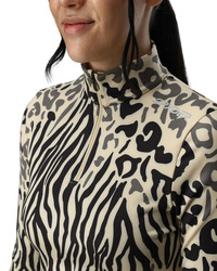 Dámska mikina SPYDER Vivid 1/2 Zip - L, animal print