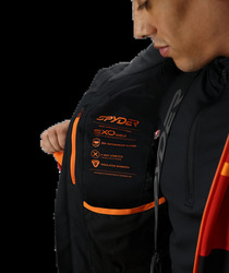 Pánska bunda Spyder Titan Jacket Black Escape - L, black escape
