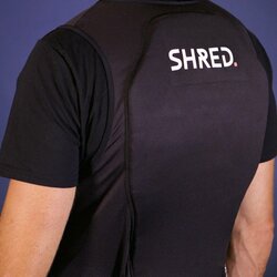 Chránič chrbtice SHRED FLEXI BACK VEST ZIP - L, black