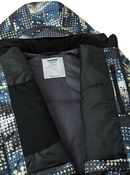Detská zimná bunda s membránou Reima Tirro - 146, black