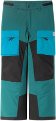 Nohavice Reima VIEKKALA s membránou - 140, dark teal