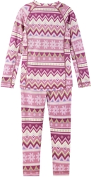 Detský set funkčného prádlo Reima TAITOA - 110, grey/pink