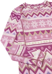 Detský set funkčného prádlo Reima TAITOA - 110, grey/pink