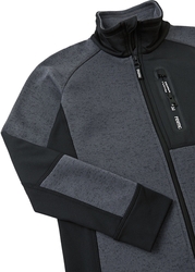 Detský fleecový sveter Reima LIUKUEN - 152, soft black