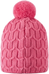 Detská čiapka Reima NYKSUND - soft coral - 54, soft coral