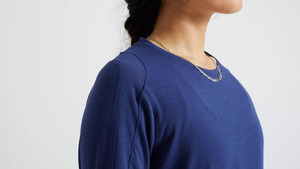 Cyklistický dres Specialized TRAIL W s dlhým rukávom - M, deep marine