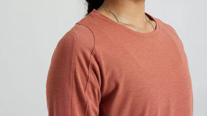 Cyklistický dres Specialized TRAIL W s dlhým rukávom - M, terra cotta