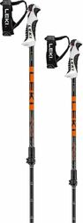 Palice LEKI DRIFTER VARIO S - 90-120, black/dark anthracite/neonorange