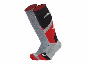 Ponožky Nordica MULTISPORT WINTER JR - 35-38, grey/red/black