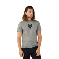 Pánske tričko Fox Head Ss Prem Tee Heather - L, heather graphite