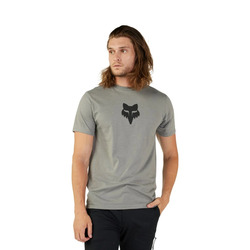 Pánske tričko Fox Head Ss Prem Tee Heather - L, heather graphite