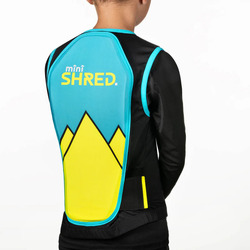 Chránič chrbtice SHRED MINI PROTECTOR VEST ZIP blue - M, blue/yellow