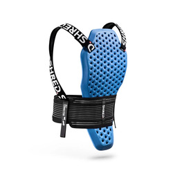 Chránič chrbtice SHRED 2ND skin protector HD NAKED - M, blue
