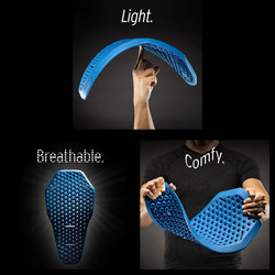 Chránič chrbtice SHRED 2ND skin protector HD NAKED - M, blue