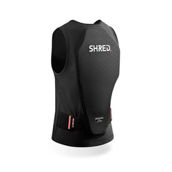 Chránič chrbtice SHRED 2ND SKIN BACK PROTECTOR LITE VEST ZIP - XXL, black