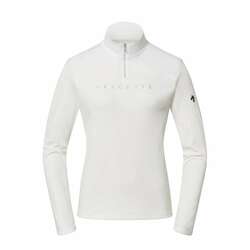 Rolák DESCENTE CHEST LOGO T-NECK - 40, white