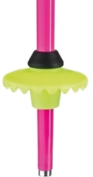 Palice LEKI RACING KIDS - 105, neón pink/black/neon yellow