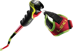 Palice LEKI WCR SG/DH 3D - 125, bright red/black/neon yellow
