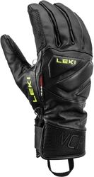 Rukavice LEKI WCR VENOM SPEED 3D - 8.5, black/ice lemon