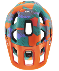Prilba UVEX REACT JR - 52-56, papaya camo matt