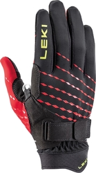 Rukavice LEKI Ultra Trail Breeze Shark - 8.0, black/red/neonyellow