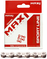 Reťaz MAX1 10 speed, 116L, strieborná, so spojkou