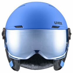 Helma Uvex ROCKET JR VISOR blue matt - 51-55, blue matt