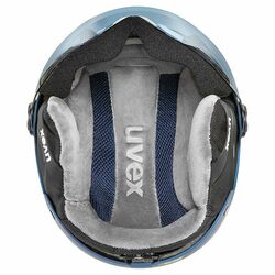 Helma Uvex ROCKET JR VISOR blue puzzle M - 54-58, blue puzzle