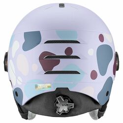 Helma Uvex ROCKET JR VISOR lavender abstract matt - 51-55, cool lavender abstract matt