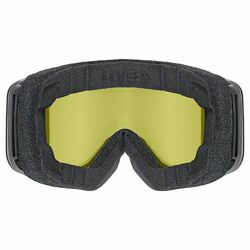 Lyžiarske okuliare Uvex PWDR FM ruby/green-clear S3 - black matt