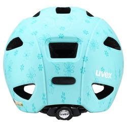 Prilba UVEX OYO STYLE FLOWERS CYAN MATT - 50-54, flowers cyan