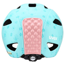 Prilba UVEX OYO STYLE FLOWERS CYAN MATT - 50-54, flowers cyan