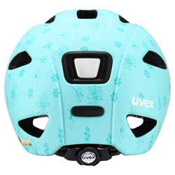 Prilba UVEX OYO STYLE FLOWERS CYAN MATT - 50-54, flowers cyan