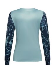 Dres Fox Ranger Ls W Img print - L, Arctic Blue