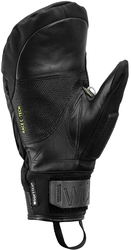 Rukavice LEKI WCR C-TECH 3D Mitt - 7.5, black/ice lemon