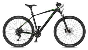 Bicykel 4EVER FRONTBEE - 17, pearl black/green