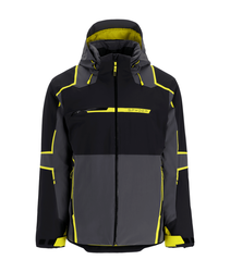 Pánska lyžiarska bunda SPYDER TITAN - S, black/citrus