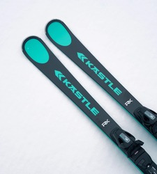 Lyže Kastle RX11 prem GS + K12 TRI GW - 168, black/mint