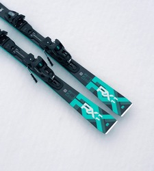 Lyže Kastle RX11 prem SL + K12 TRI GW - 165, black/mint